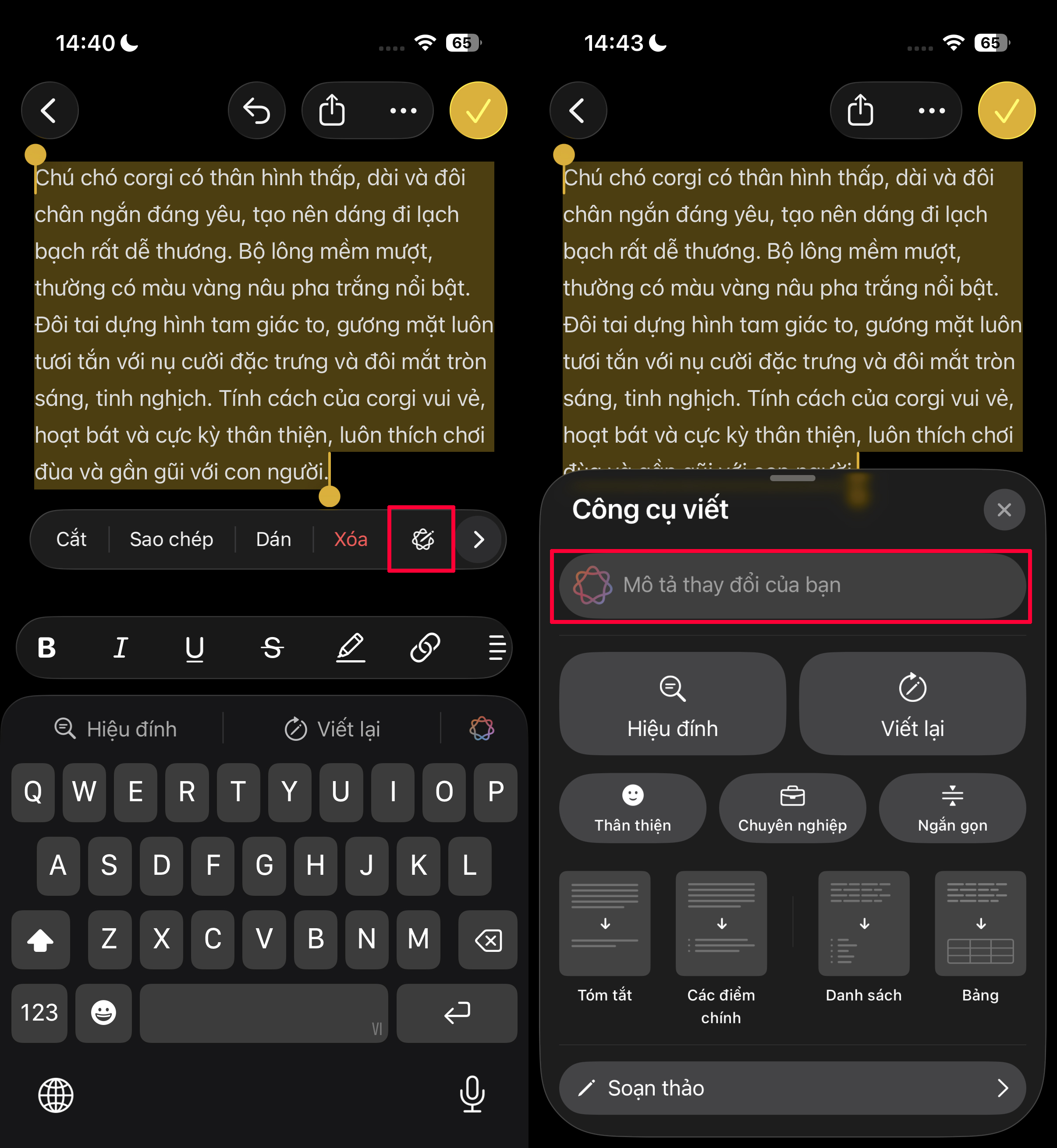 Cách Sử Dụng Công Cụ Viết Của Apple Intelligence Trên Iphone Cách Sử Dụng Công Cụ Viết Của Apple Intelligence Trên Iphone