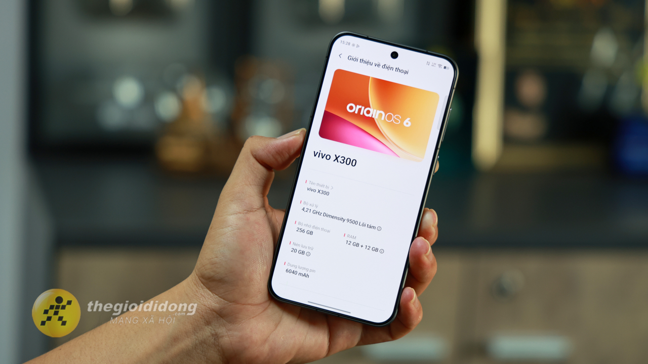 Trên tay vivo X300 5G: Flagship nhỏ gọn đỉnh cao với Dimensity 9500, camera Zeiss 200 MP Trên tay vivo X300 5G: Flagship nhỏ gọn đỉnh cao với Dimensity 9500, camera Zeiss 200 MP