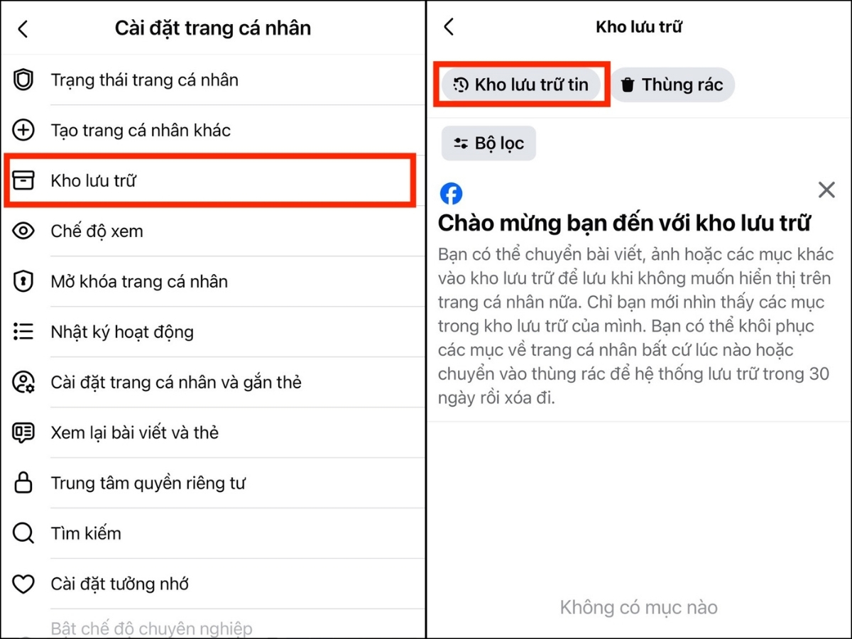 Chọn Kho lưu trữ > Chọn Kho lưu trữ tin Chọn Kho lưu trữ > Chọn Kho lưu trữ tin