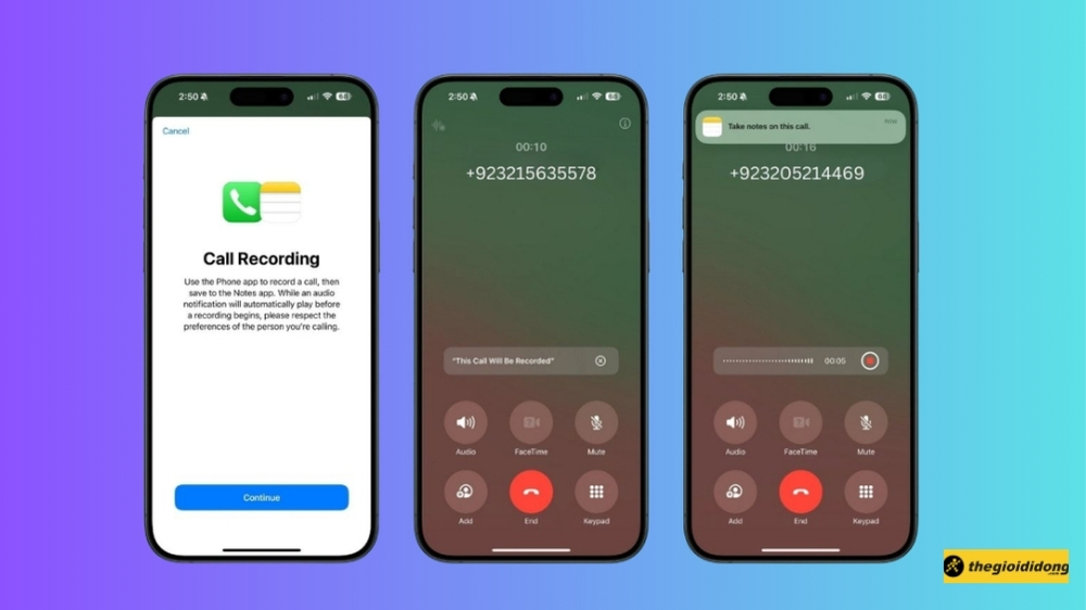Ghi &acirc;m v&agrave; t&oacute;m tắt cuộc gọi