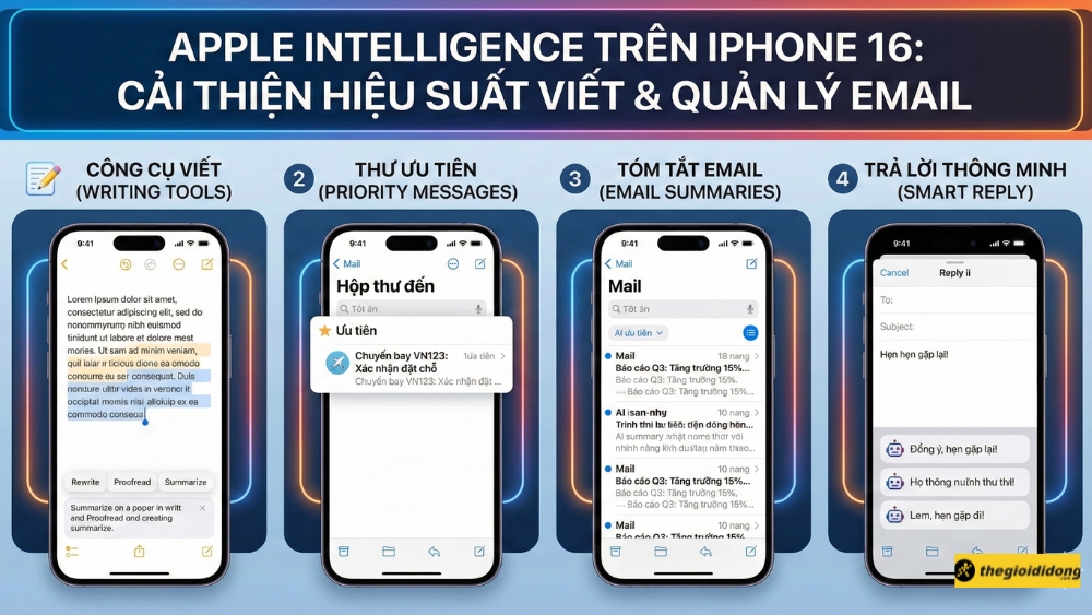 C&ocirc;ng cụ Viết v&agrave; Mail th&ocirc;ng minh