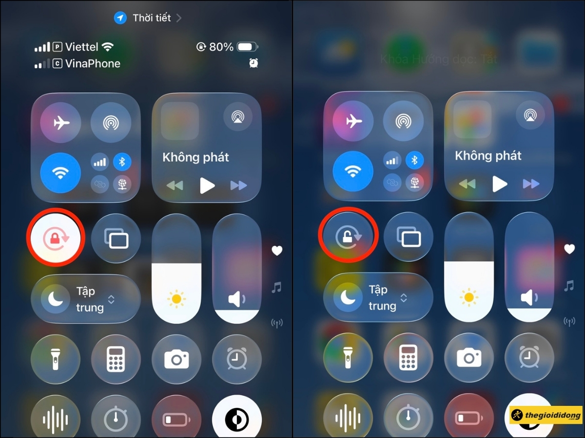 Tắt kh&oacute;a xoay m&agrave;n h&igrave;nh