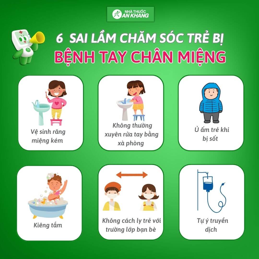 6 sai lầm khi chăm sóc trẻ bị bệnh tay chân miệng 6 sai lầm khi chăm sóc trẻ bị bệnh tay chân miệng