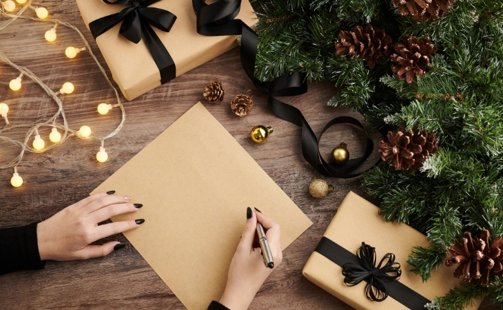 Bạn có thể gửi những bức thư có lời chúc vào Giáng sinh