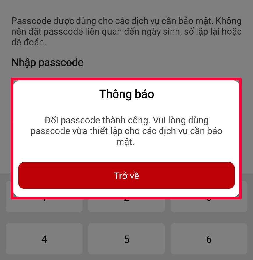Cách lấy lại passcode trên VNeTraffic