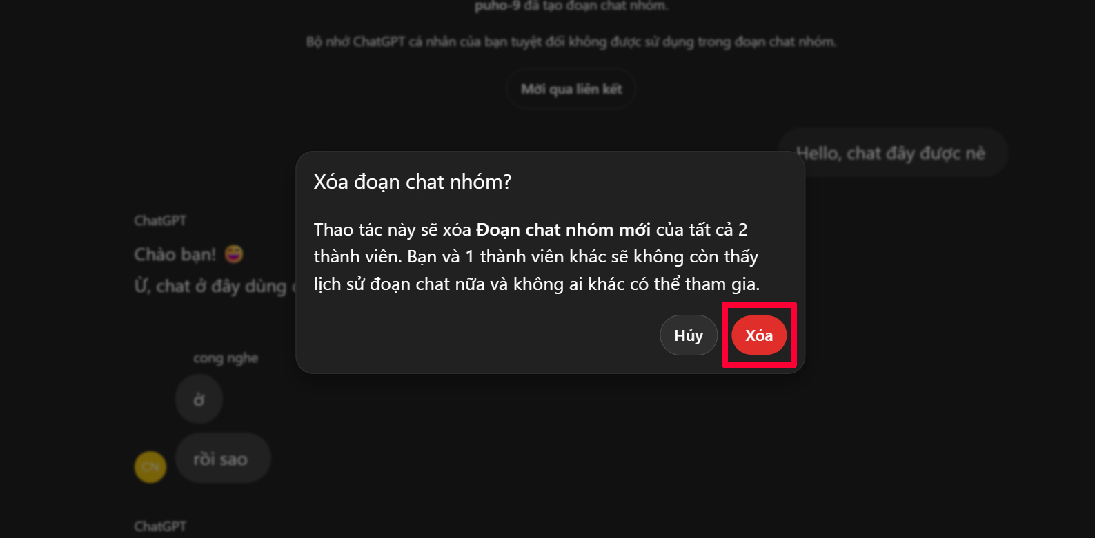 Cách Tạo Đoạn Chat Nhóm Trong Chatgpt