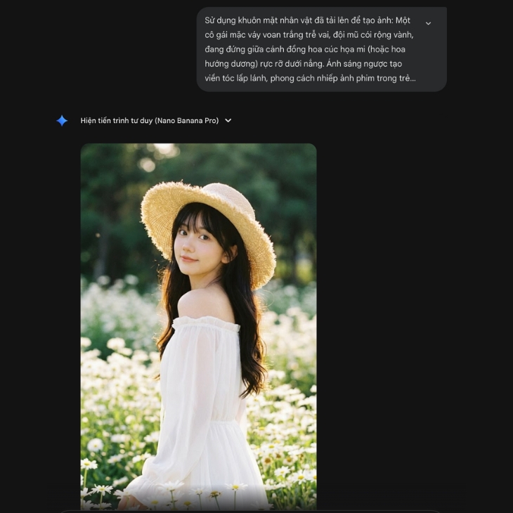 Ảnh thiếu nữ bên hoa 