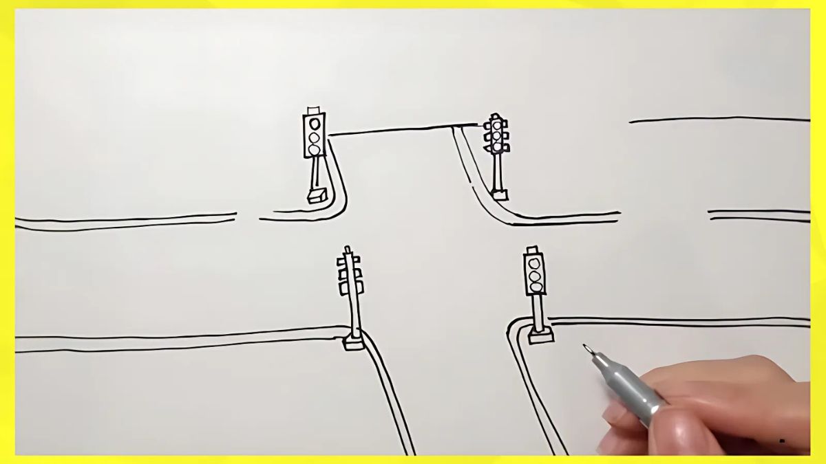 Xác định bố cục tổng thể của tranh