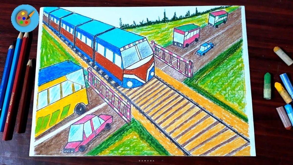 Tranh mẫu an toàn giao thông ý nghĩa