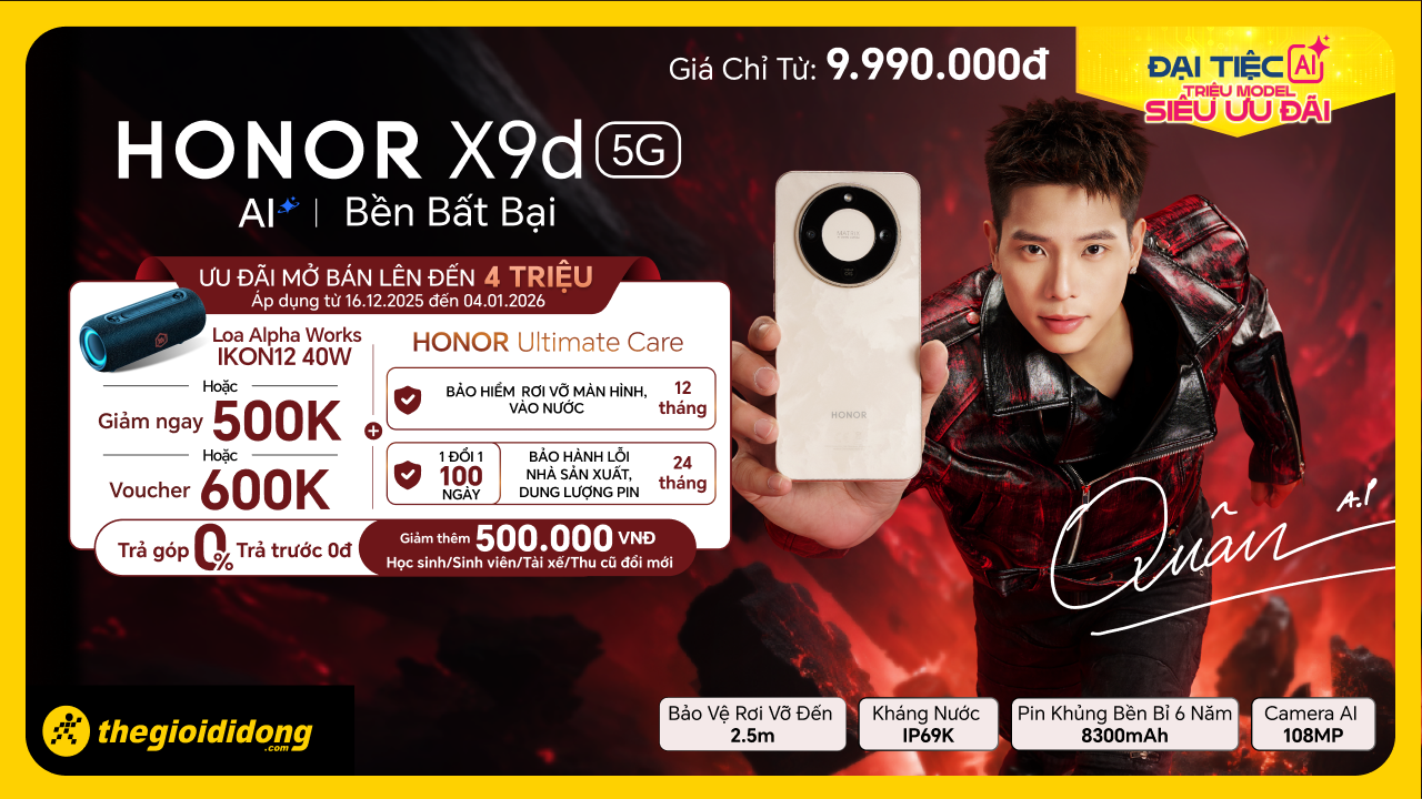 Hotsale mở bán HONOR X9d