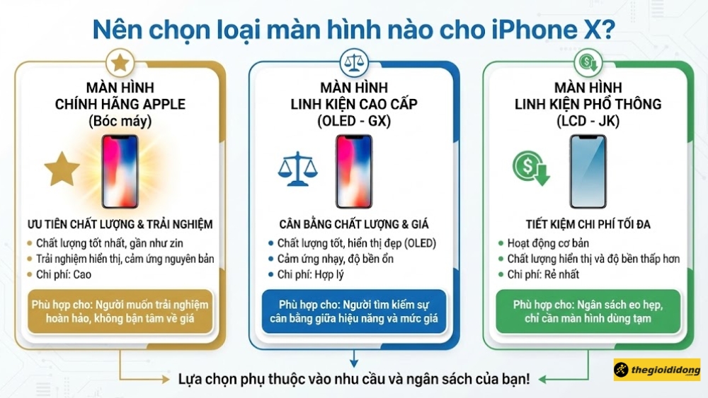 Việc lựa chọn loại m&agrave;n h&igrave;nh phụ thuộc v&agrave;o nhu cầu v&agrave; ng&acirc;n s&aacute;ch