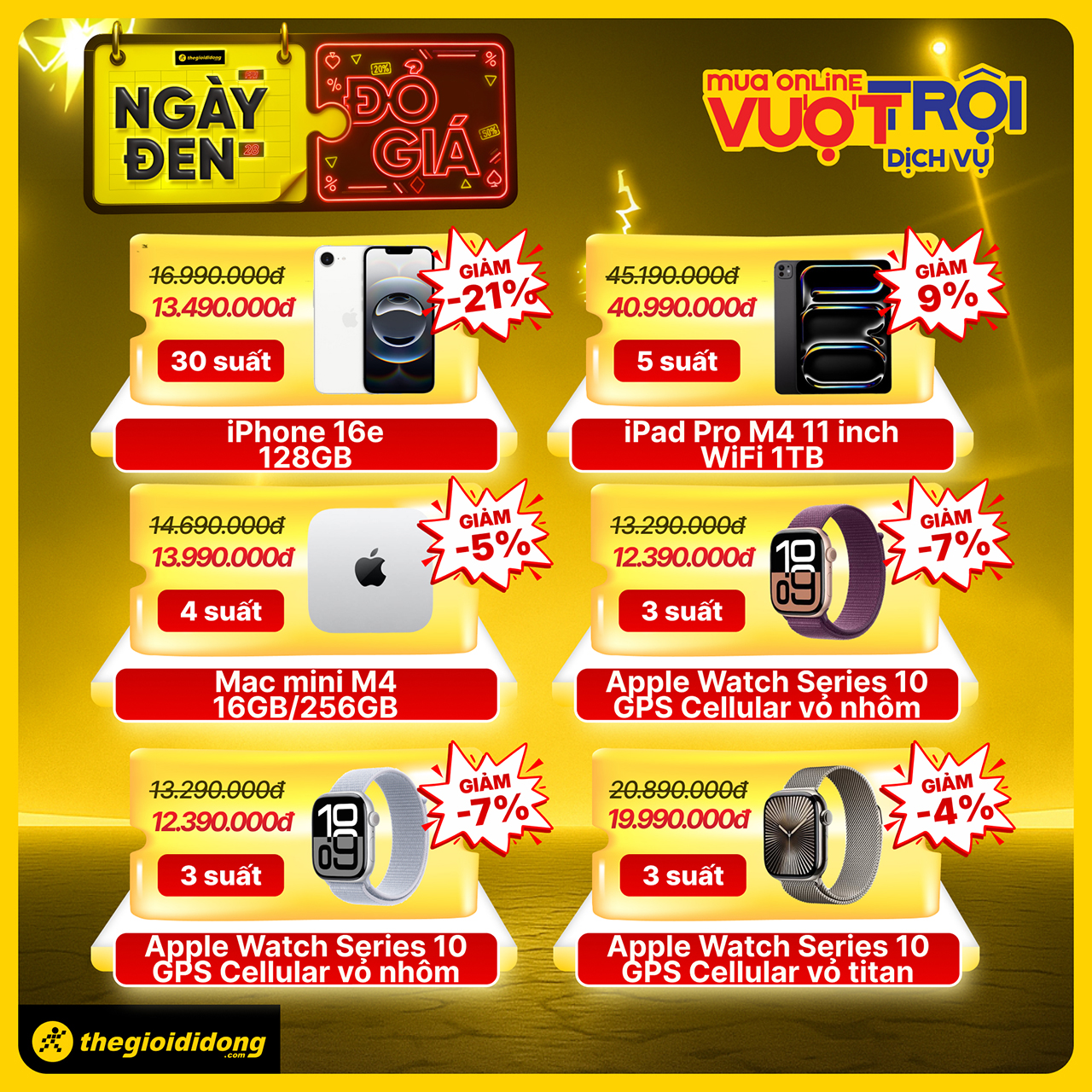Ngày Đen - Đỏ Giá: Đại Tiệc Black Sale Day