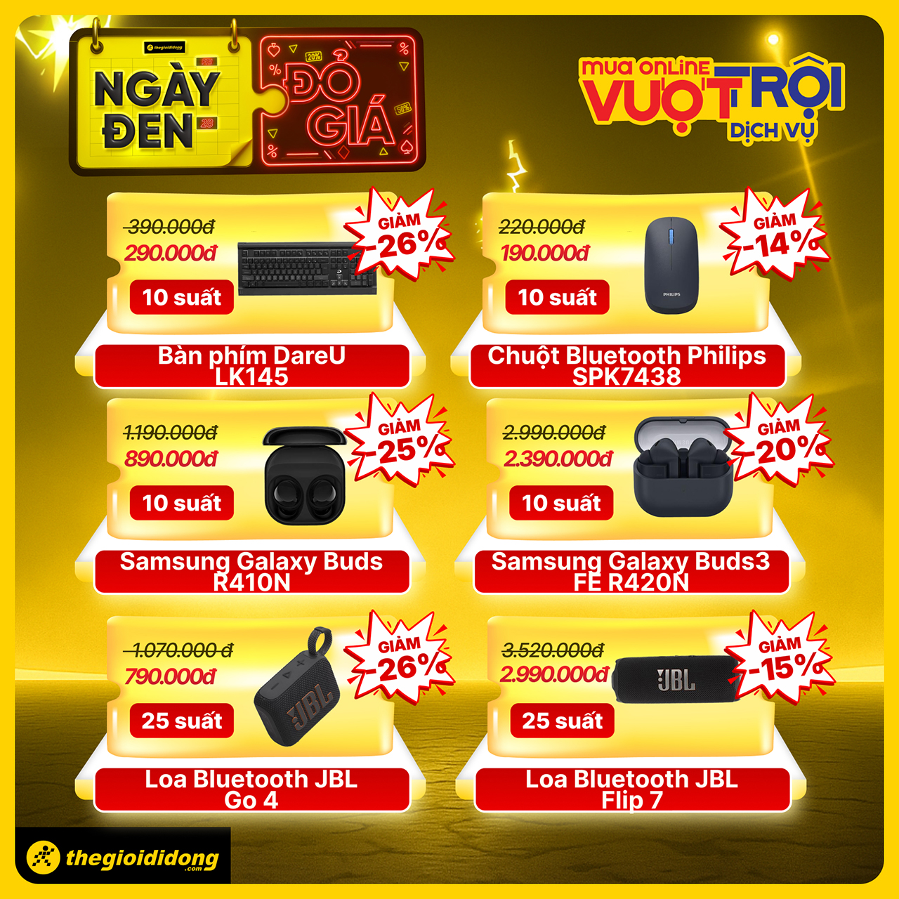 Ngày Đen - Đỏ Giá: Đại Tiệc Black Sale Day