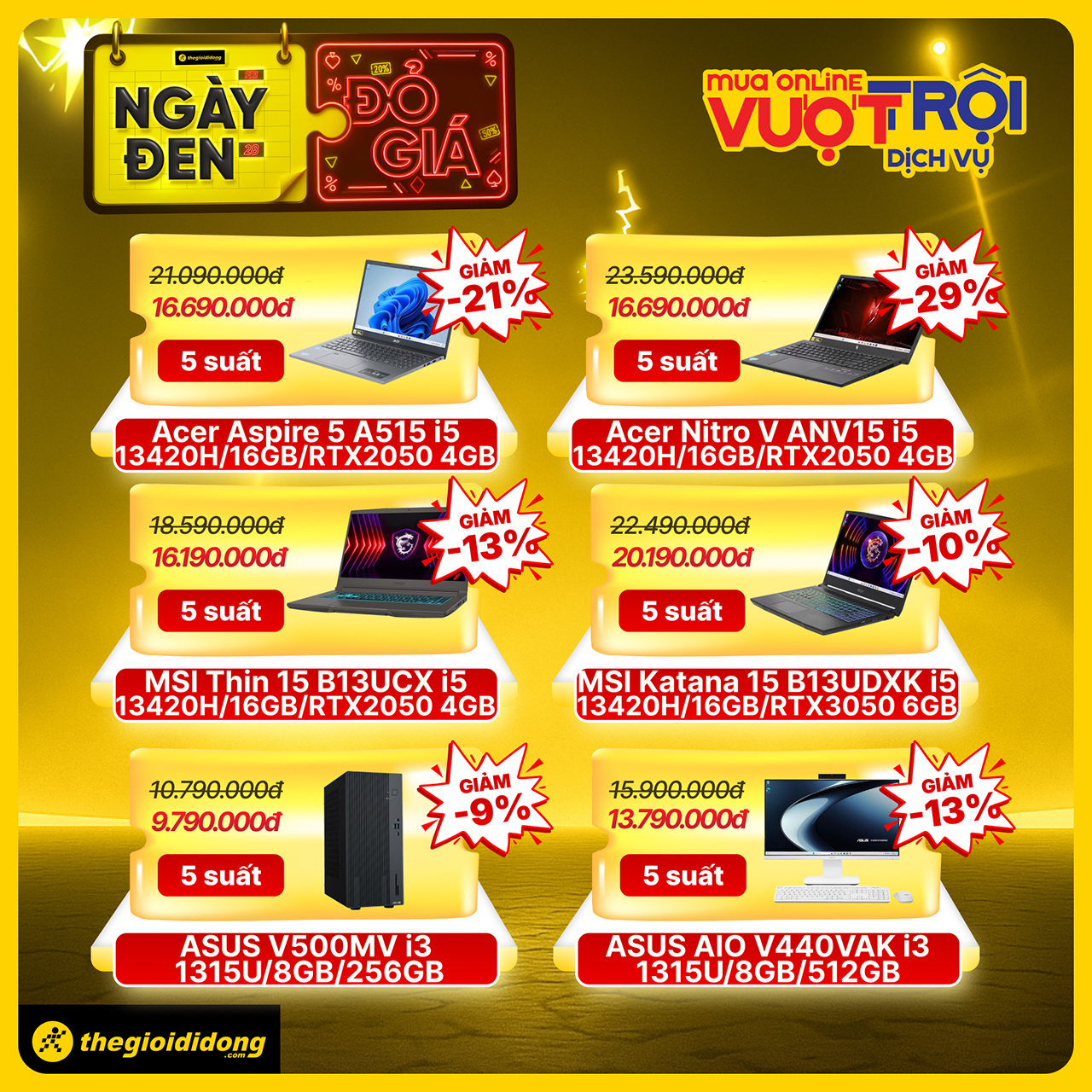Ngày Đen - Đỏ Giá: Đại Tiệc Black Sale Day