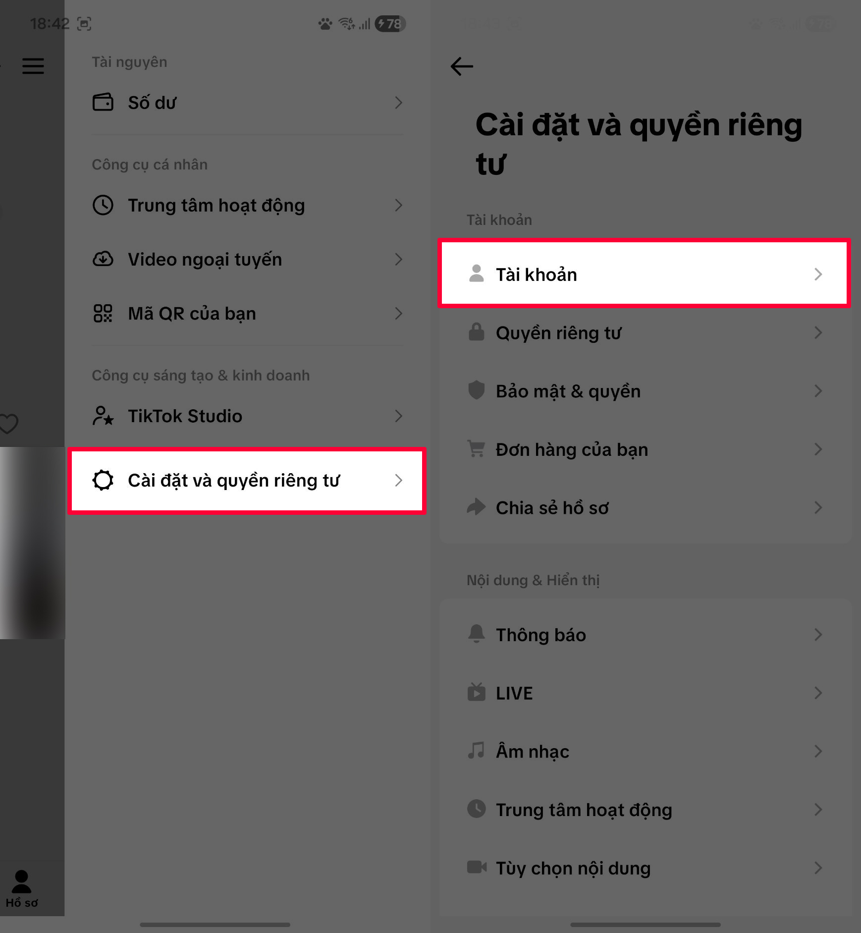 Cách Đổi Email Liên Kết Tiktok
