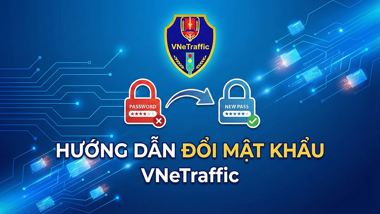 Cách đổi mật khẩu tài khoản VNeTraffic