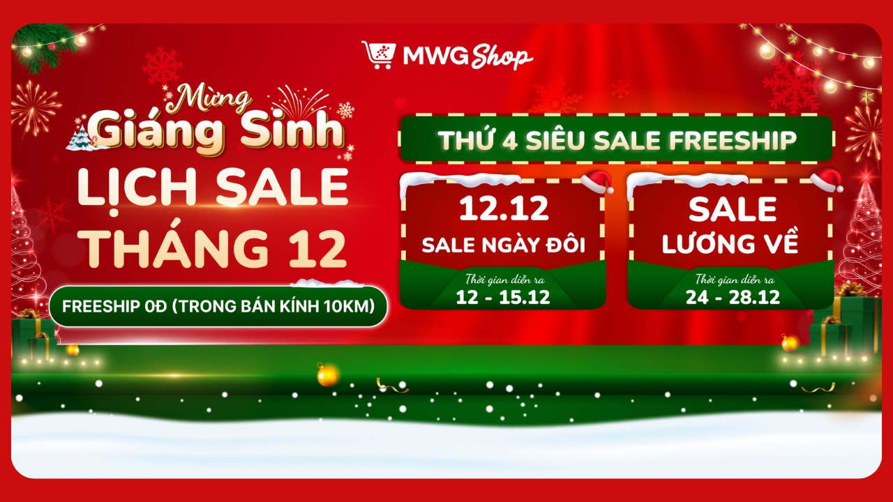 Mwg Shop - Mừng Giáng Sinh, Sale Linh Đình