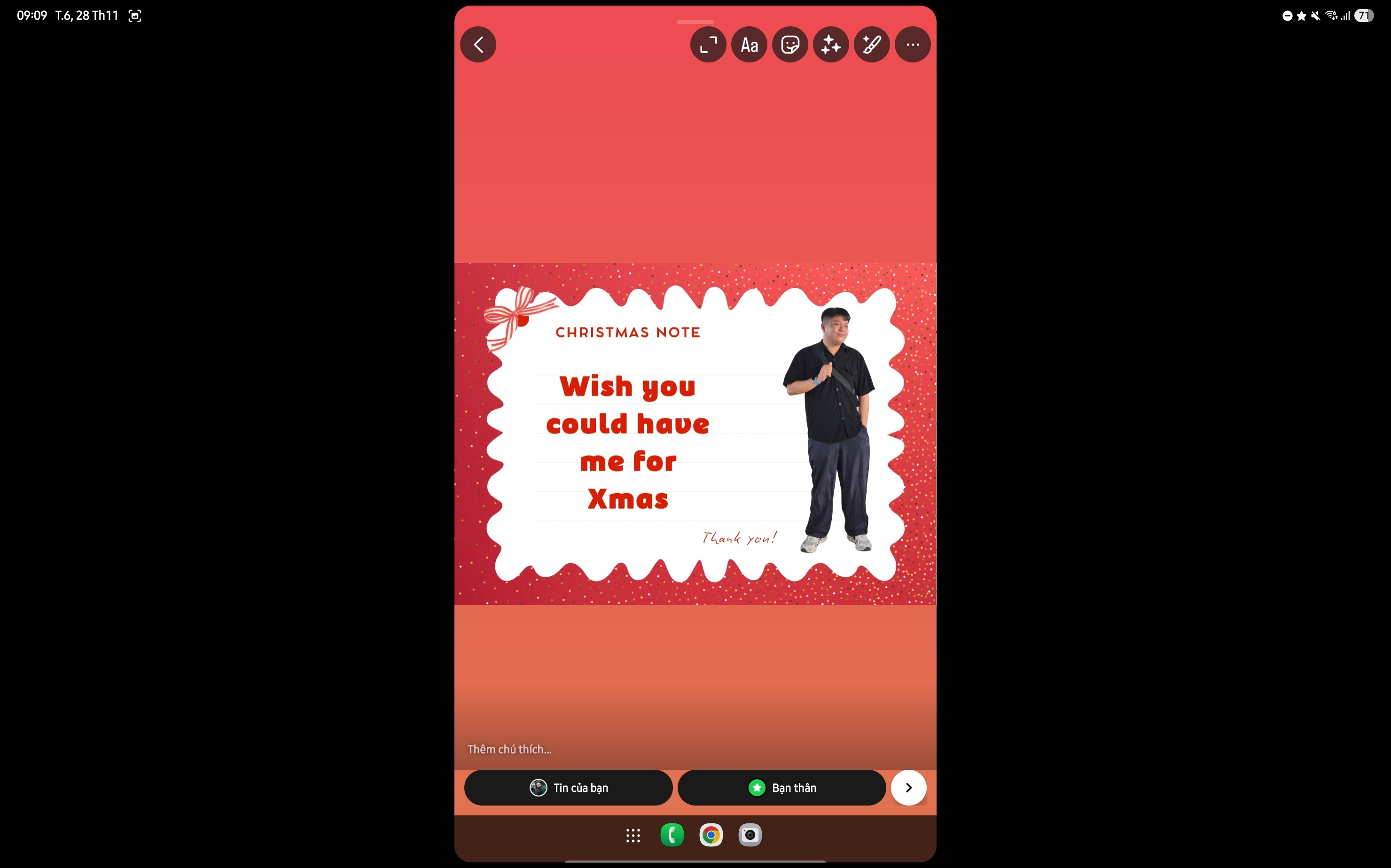 Cùng Samsung Galaxy Tab S11 Ultra chuẩn bị cho mùa Giáng sinh thật thú vị nào