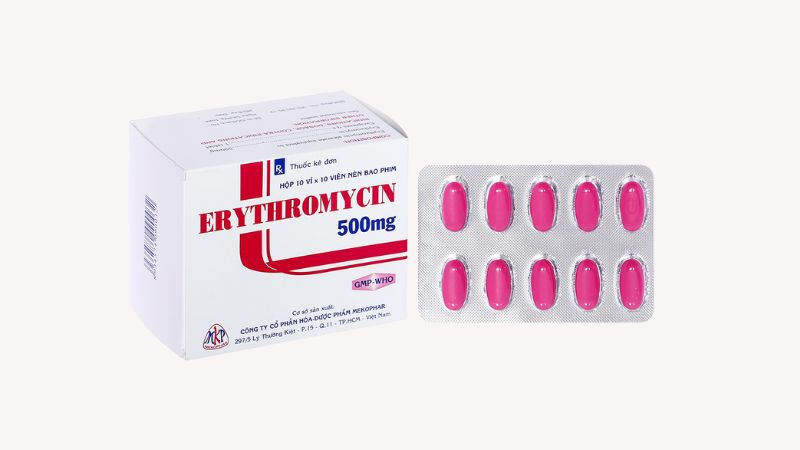 Thuốc điều trị giang mai Erythromycin Thuốc điều trị giang mai Erythromycin