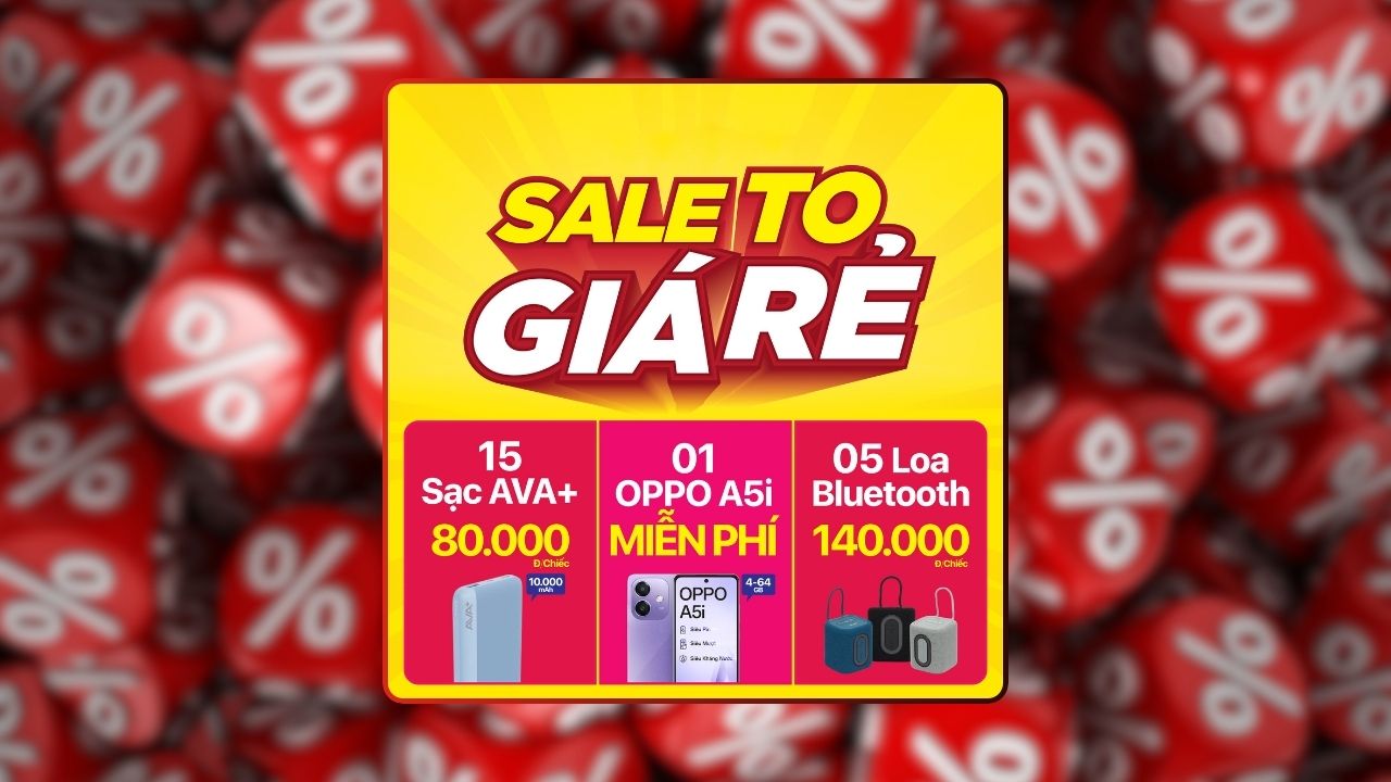 Xếp Hàng Săn Sale Oppo A5I Miễn Phí Chỉ Có Tại Tgdđ, Sạc Dự Phòng Chỉ 80K, Loa Bluetooth Chỉ 140K Xếp Hàng Săn Sale Oppo A5I Miễn Phí Chỉ Có Tại Tgdđ, Sạc Dự Phòng Chỉ 80K, Loa Bluetooth Chỉ 140K