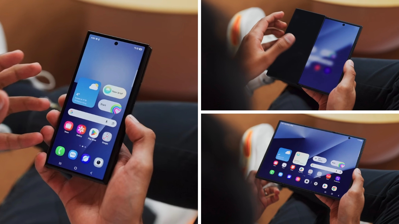 Trên Tay Samsung Galaxy Z Trifold: Điện Thoại Gập Ba Của Samsung Đã Ra Trận