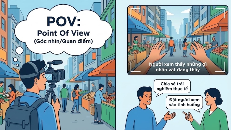 POV (Point of view) c&oacute; nghĩa l&agrave; g&oacute;c nh&igrave;n