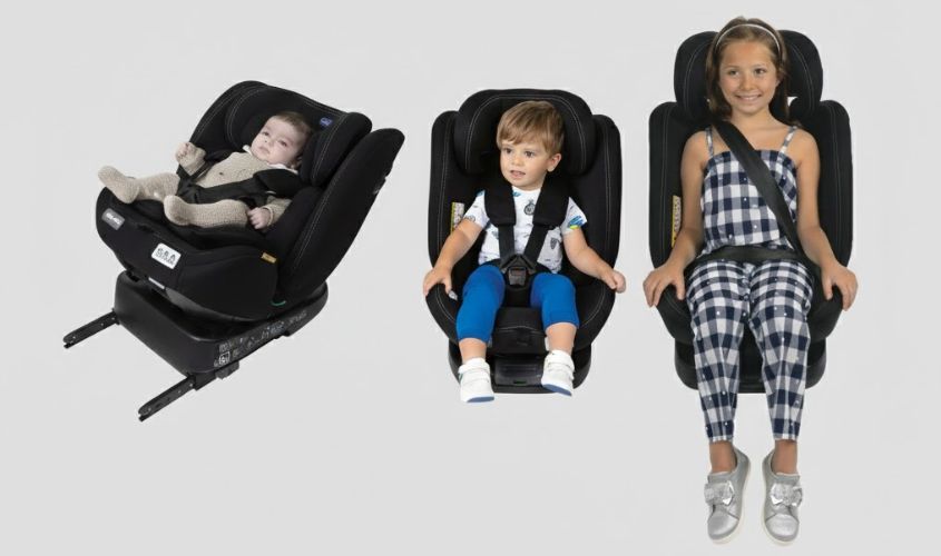 Ghế ô tô được phân nhóm dựa trên sự phát triển của trẻ