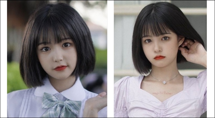 Kiểu tóc ngắn mái bằng mang phong cách cổ điển và đáng yêu Kiểu tóc ngắn mái bằng mang phong cách cổ điển và đáng yêu