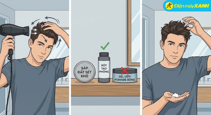 Hướng dẫn tạo kiểu tóc Textured Crop cho nam