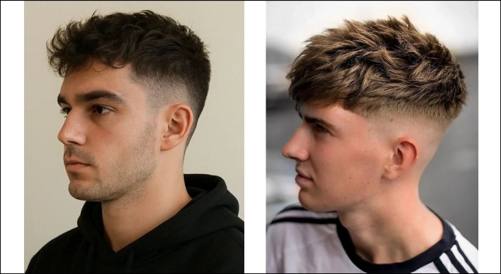 Kiểu tóc Textured crop cho nam
