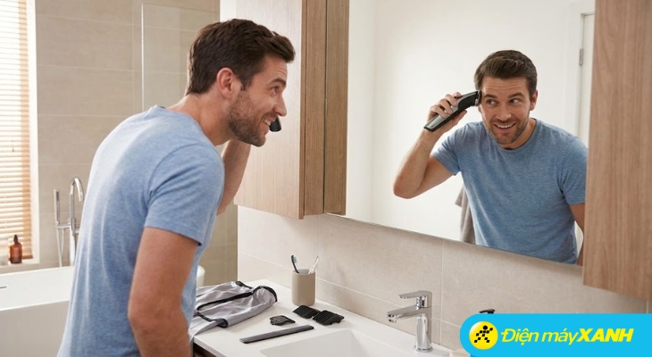 Sử dụng tông đơ cắt tóc tạo kiểu tại nhà