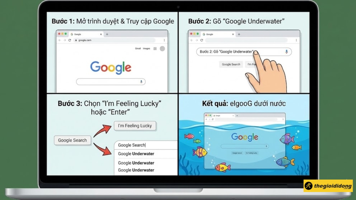 Cách truy cập và sử dụng Google Underwater Cách truy cập và sử dụng Google Underwater