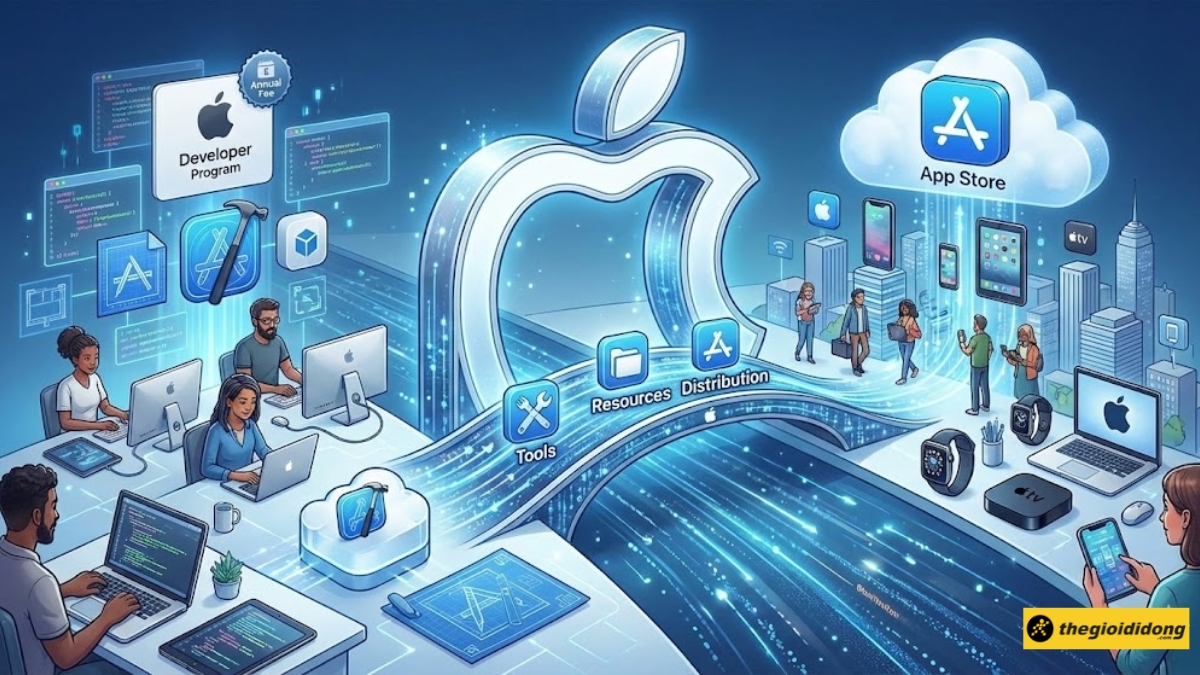 Apple Developer l&agrave; nền tảng ch&iacute;nh thức của Apple