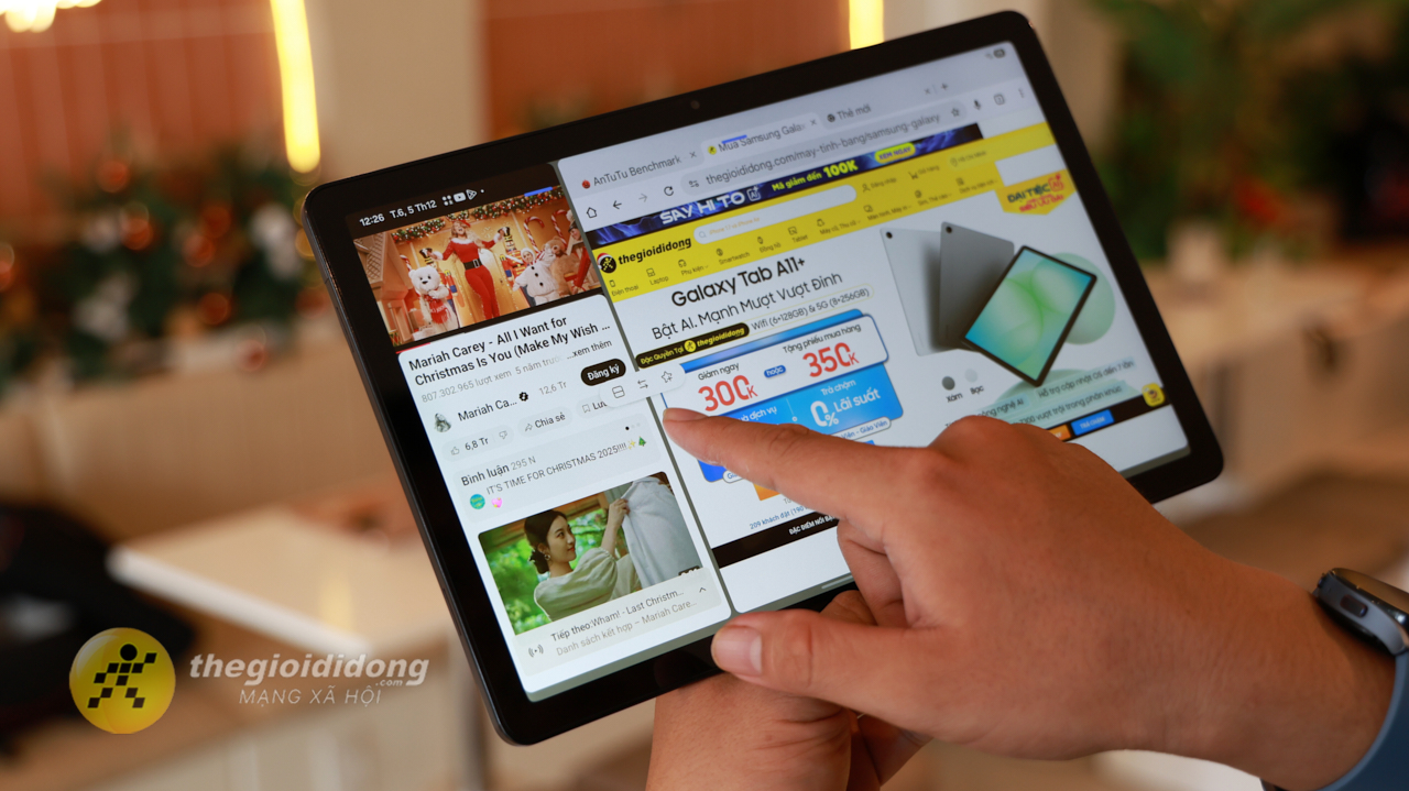 Trên Tay Samsung Galaxy Tab A11 Plus: Thiết Kế Không Đổi, Nâng Cấp Chip Mới Dimensity 7300 Trên Tay Samsung Galaxy Tab A11 Plus: Thiết Kế Không Đổi, Nâng Cấp Chip Mới Dimensity 7300