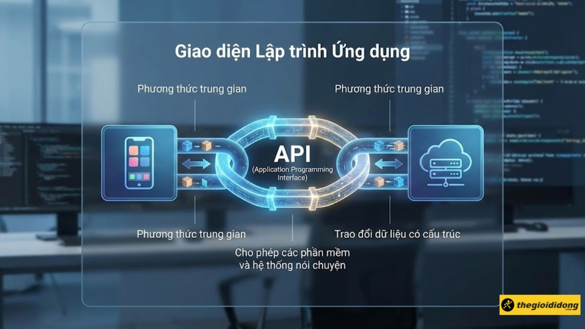 API l&agrave; viết tắt của Application Programming Interface