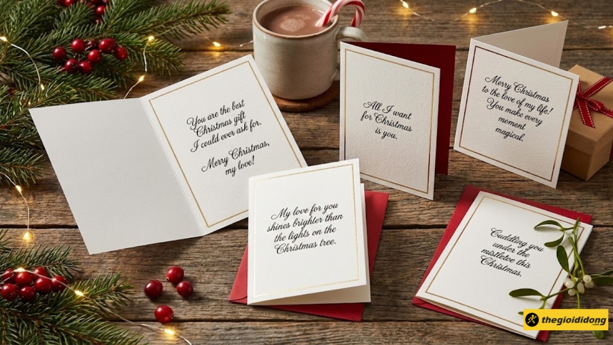 Lời ch&uacute;c Gi&aacute;ng sinh tiếng Anh cho người y&ecirc;u, vợ/chồng