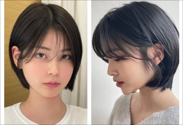 Mái Pháp kết hợp tóc Pixie