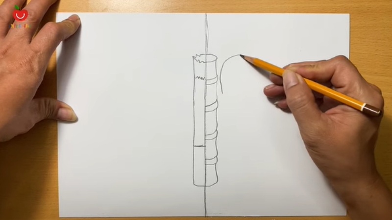 Bước 1: Lên ý tưởng với hình ảnh điếu thuốc đặt ở trung tâm