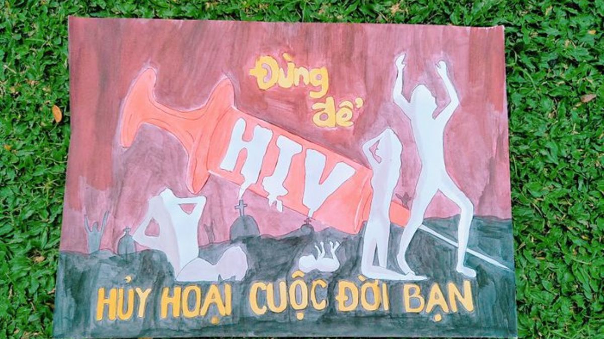 Tranh vẽ tệ nạn xã hội chủ đề ma túy