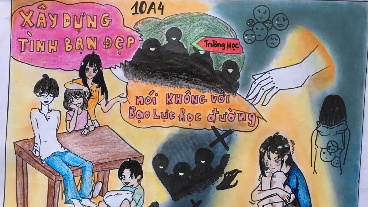 Tranh mẫu phòng chống tệ nạn xã hội đẹp