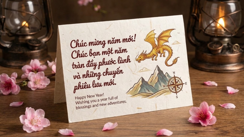 Lời ch&uacute;c Tết tiếng Anh độc đ&aacute;o