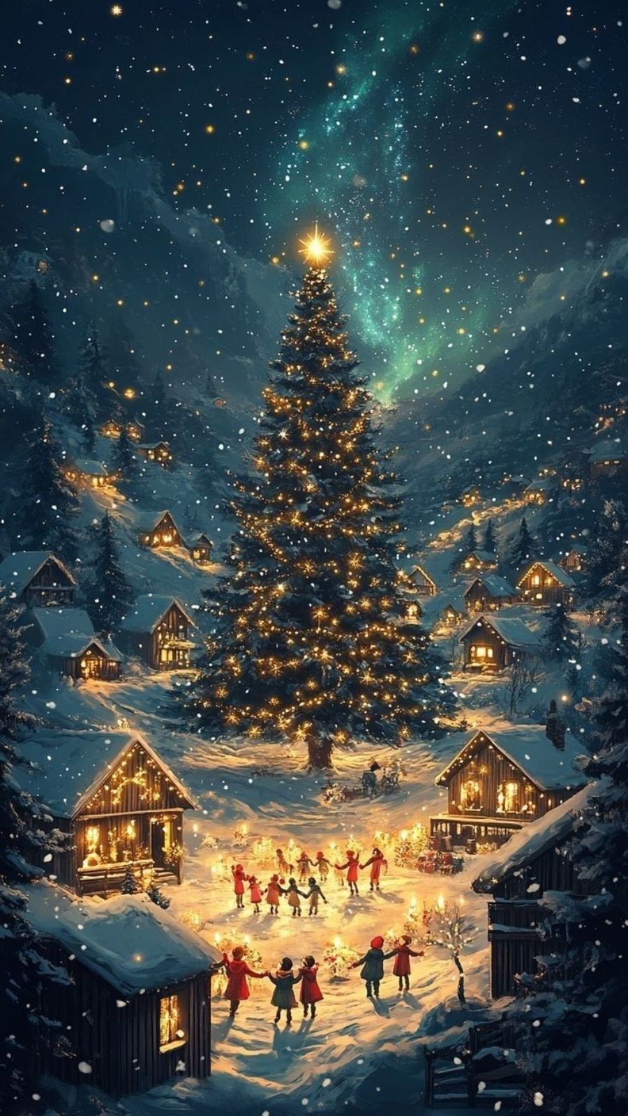 H&igrave;nh nền gi&aacute;ng sinh đẹp cho điện thoại 10