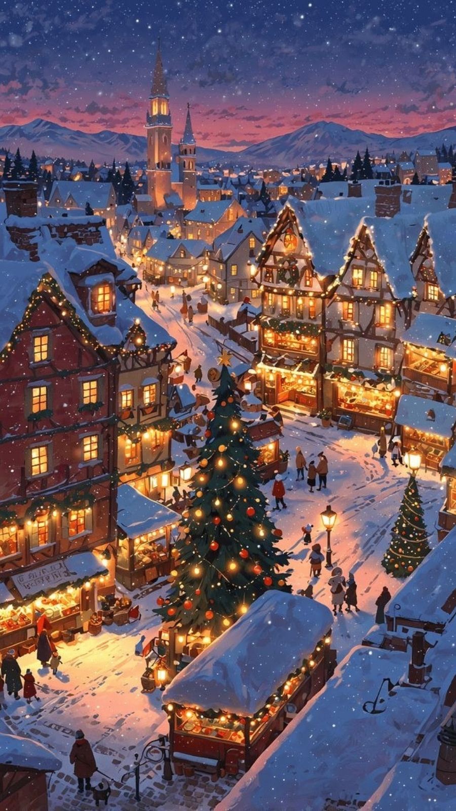 H&igrave;nh nền gi&aacute;ng sinh đẹp cho điện thoại 13