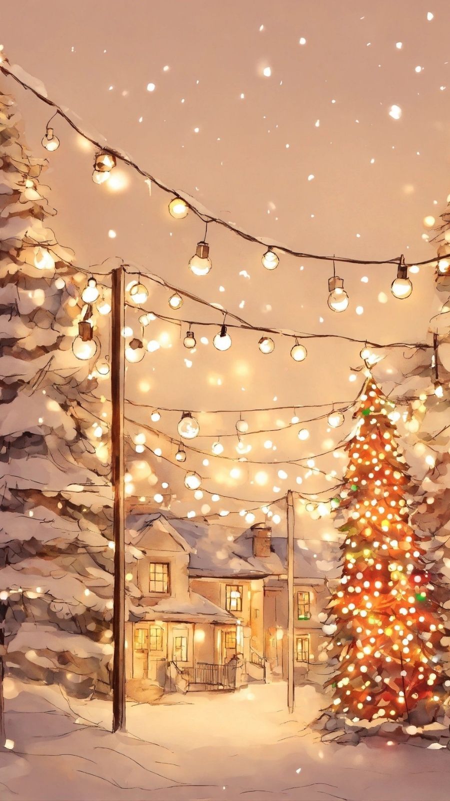 H&igrave;nh nền gi&aacute;ng sinh đẹp cho điện thoại 19