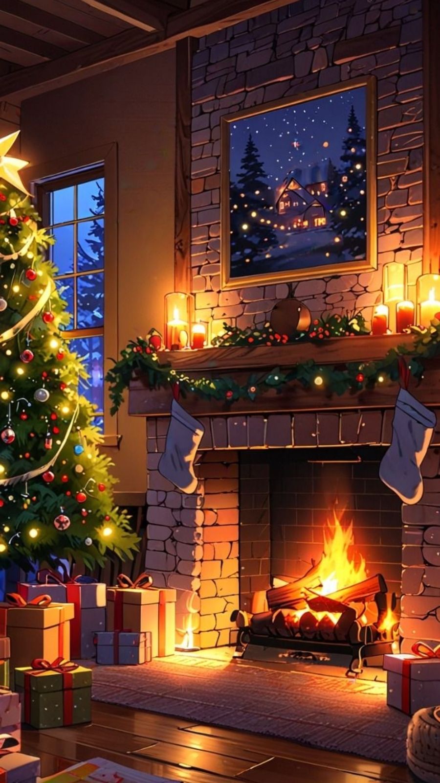 H&igrave;nh nền gi&aacute;ng sinh đẹp cho điện thoại 1