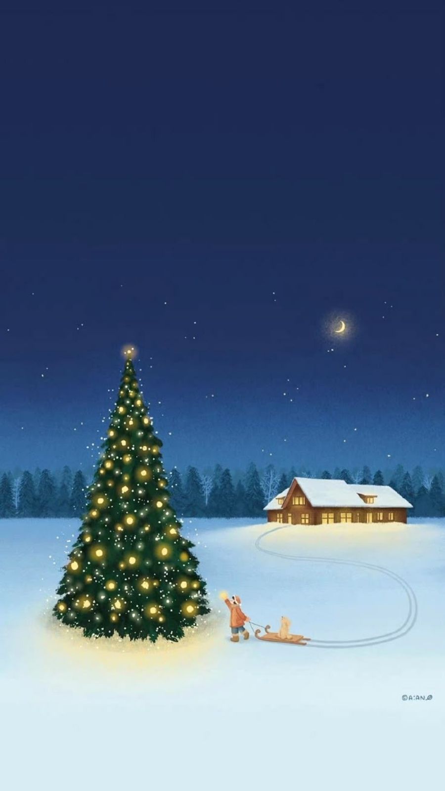 H&igrave;nh nền gi&aacute;ng sinh đẹp cho điện thoại 22