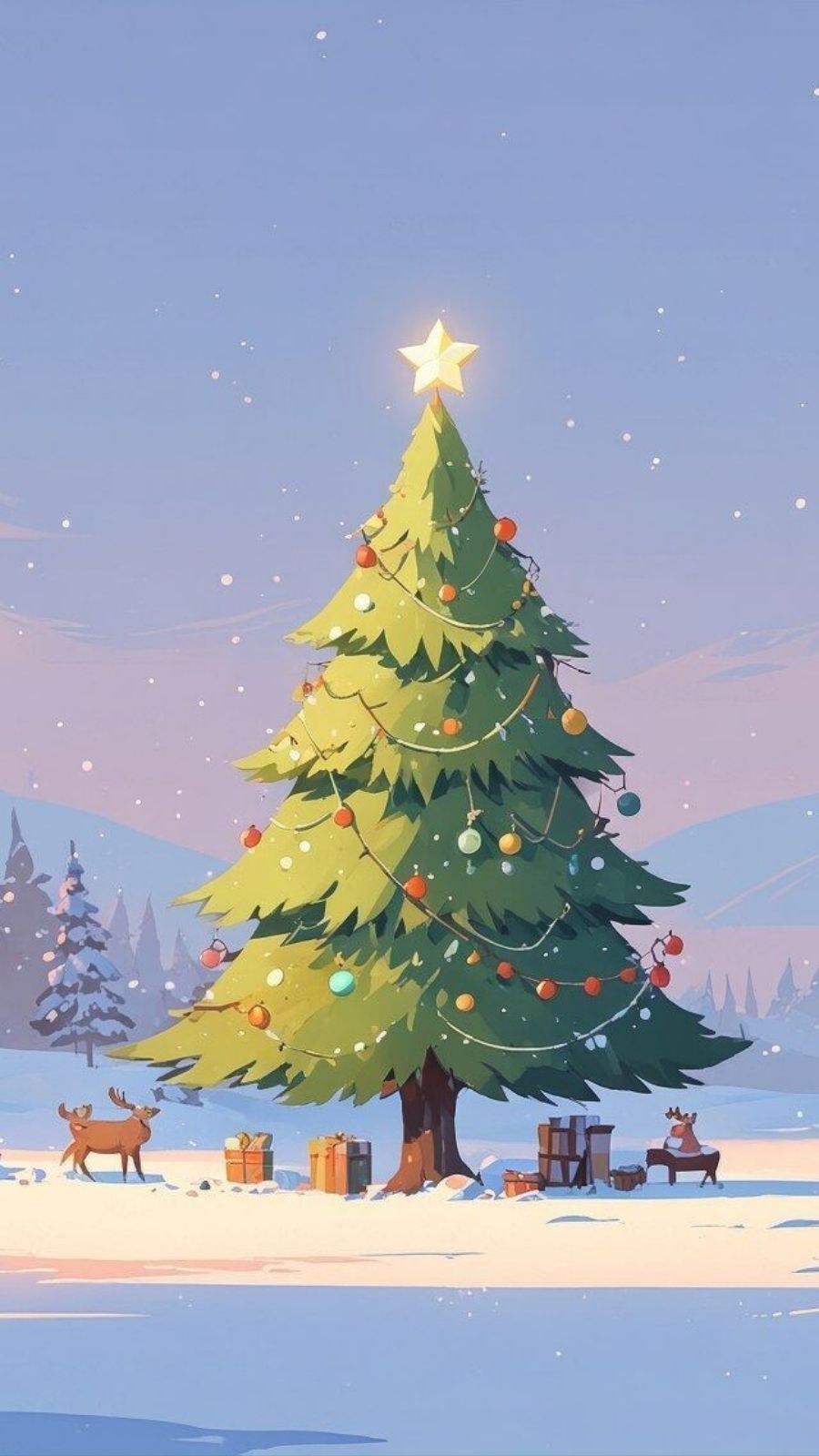 H&igrave;nh nền gi&aacute;ng sinh đẹp cho điện thoại 7