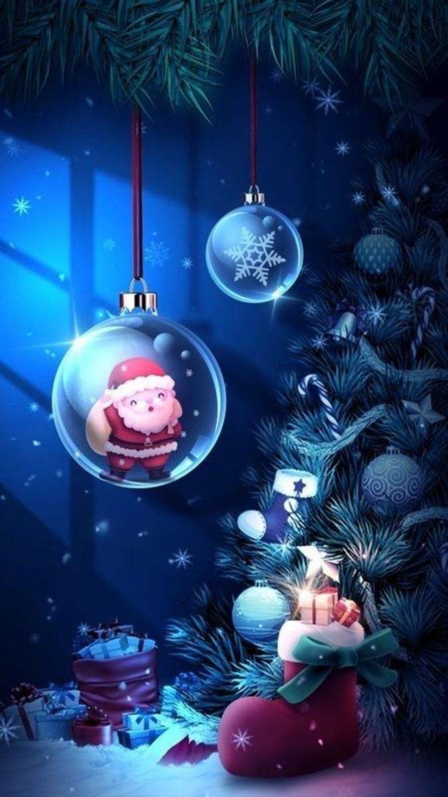 H&igrave;nh nền Gi&aacute;ng sinh 3D cho điện thoại 15