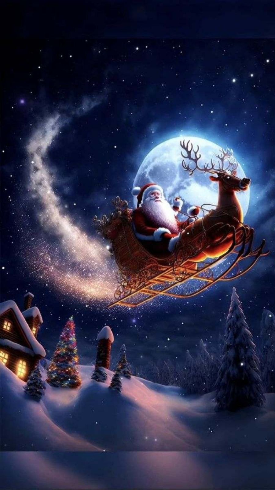 H&igrave;nh nền Gi&aacute;ng sinh 3D cho điện thoại 17