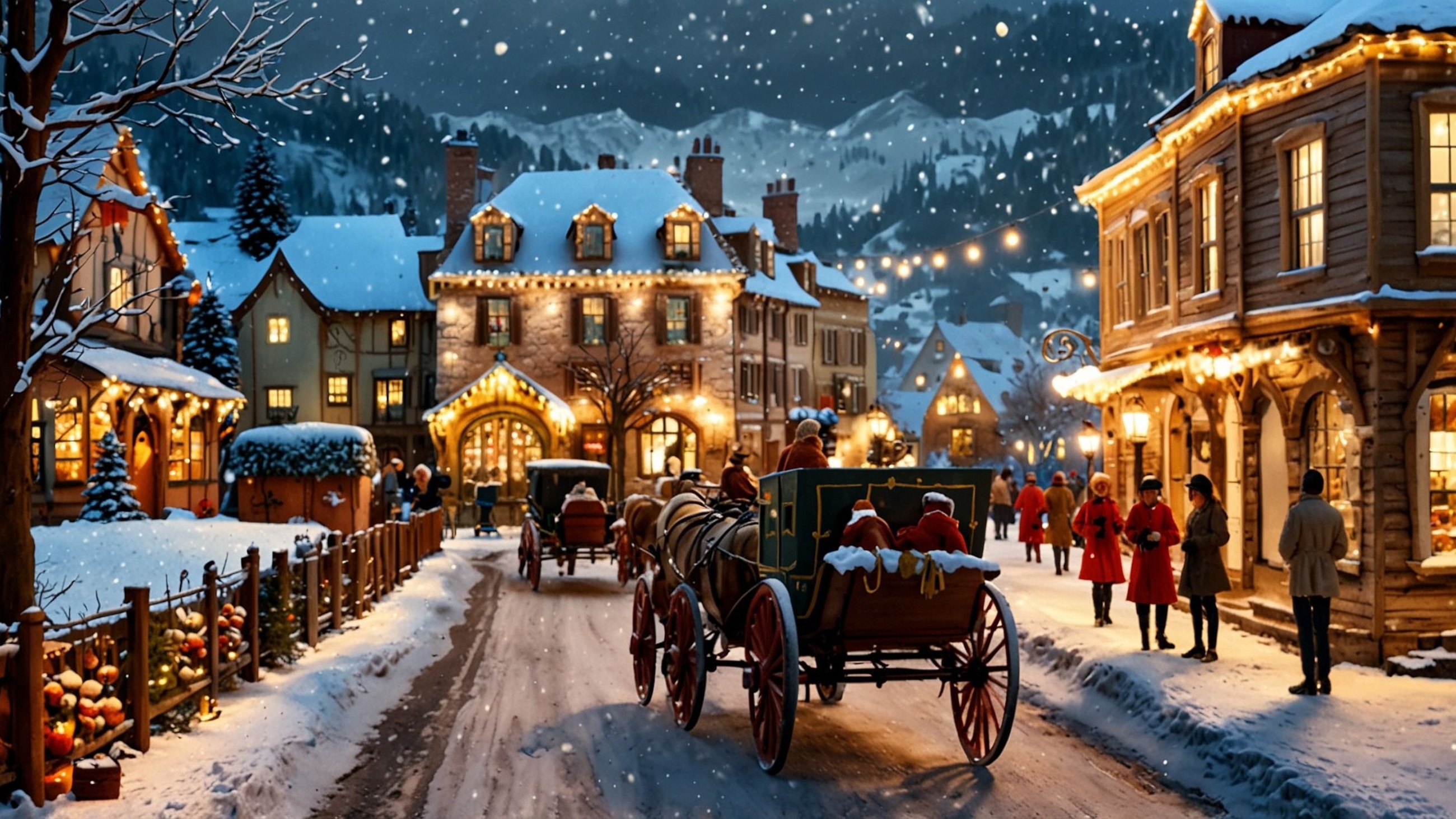 H&igrave;nh nền Gi&aacute;ng sinh 4K cho m&aacute;y t&iacute;nh, laptop 3